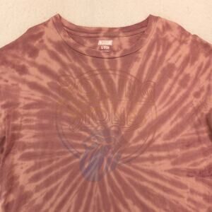 The Rolling Stones Band Crew Neck Short Sleeve T Shirt Mens Size L Peach